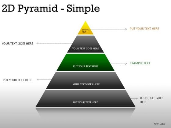 shapes 2d pyramid simple powerpoint slides and ppt diagram templates