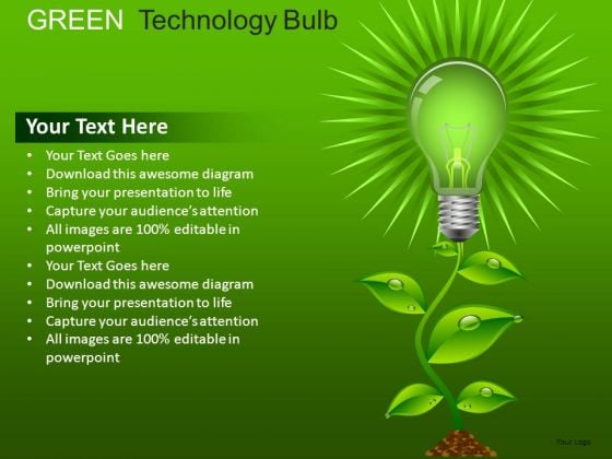 Shapes Green Technology Bulb PowerPoint Slides And Ppt Diagrams Templates Shapes Green Technology Bulb PowerPoint Slides And Ppt Diagrams Templates