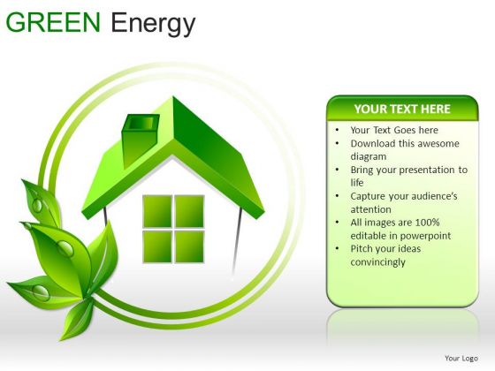 Signs Green Energy PowerPoint Slides And Ppt Diagrams Templates