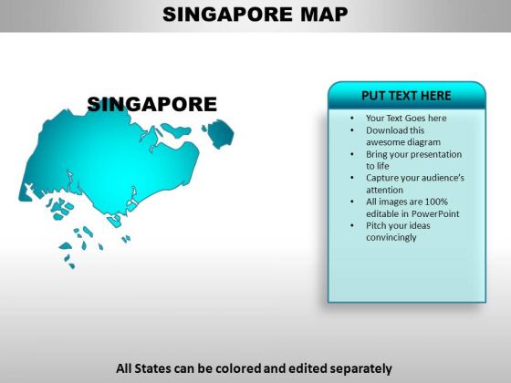 Singapore PowerPoint Maps
