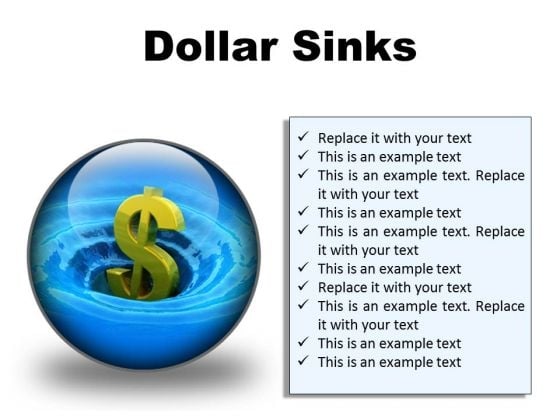 Sinks Dollar Finance PowerPoint Presentation Slides C Sinks Dollar Finance PowerPoint Presentation Slides C