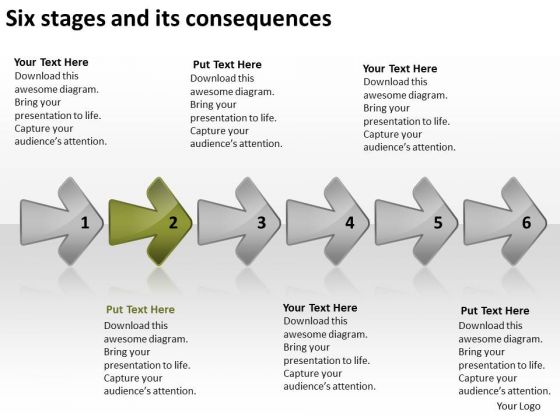 Six Stages And Its Consequences New Business Plan PowerPoint Templates Six Stages And Its Consequences New Business Plan PowerPoint Templates