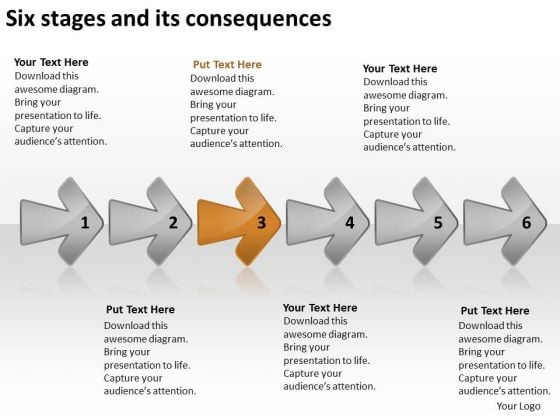 Six Stages And Its Consequences Standard Business Plan PowerPoint Templates Six Stages And Its Consequences Standard Business Plan PowerPoint Templates