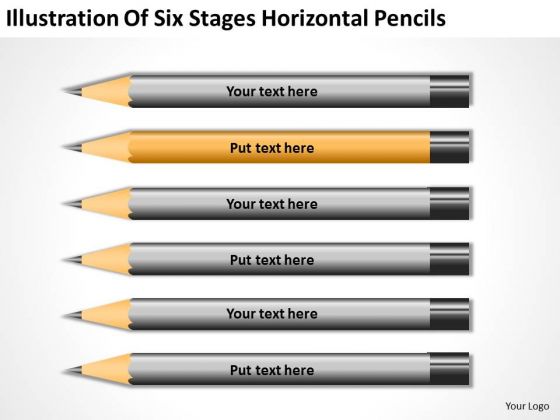 Six Stages Horizontal Pencils Ppt What Is Business Plan Template PowerPoint Slides Six Stages Horizontal Pencils Ppt What Is Business Plan Template PowerPoint Slides