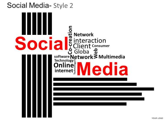 Social Media Wordcloud PowerPoint Slides And Ppt Templates Social Media Wordcloud PowerPoint Slides And Ppt Templates