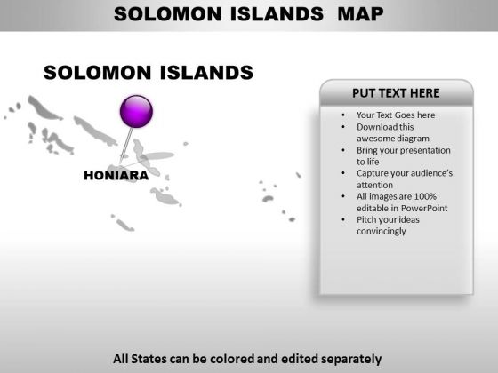 Solomon Islands Country PowerPoint Maps Solomon Islands Country PowerPoint Maps
