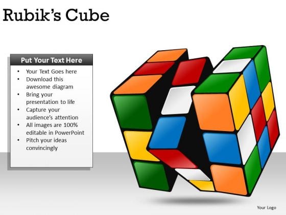 Solve Problem Rubiks Cube PowerPoint Slides And Ppt Diagram Templates