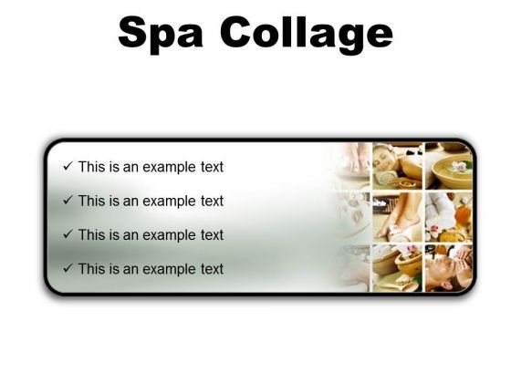 Spa Collage Beauty PowerPoint Presentation Slides R