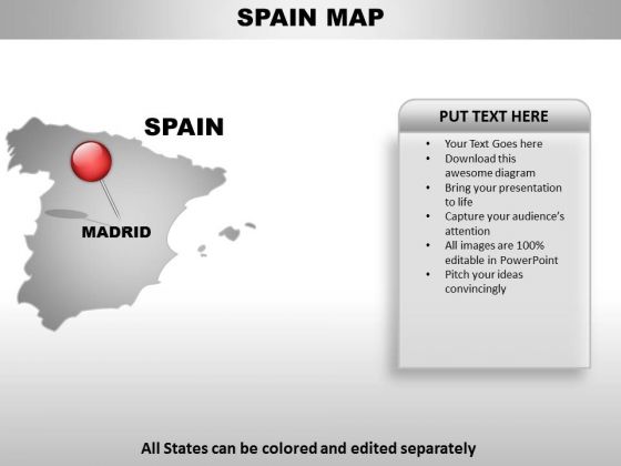 Spain Country PowerPoint Maps Spain Country PowerPoint Maps