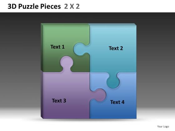 Square Puzzle PowerPoint Temlates Square Puzzle PowerPoint Temlates