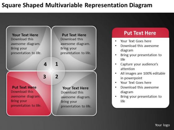 Square Shaped Multivariable Representation Diagram Ppt Startup Business Plan PowerPoint Slides Square Shaped Multivariable Representation Diagram Ppt Startup Business Plan PowerPoint Slides