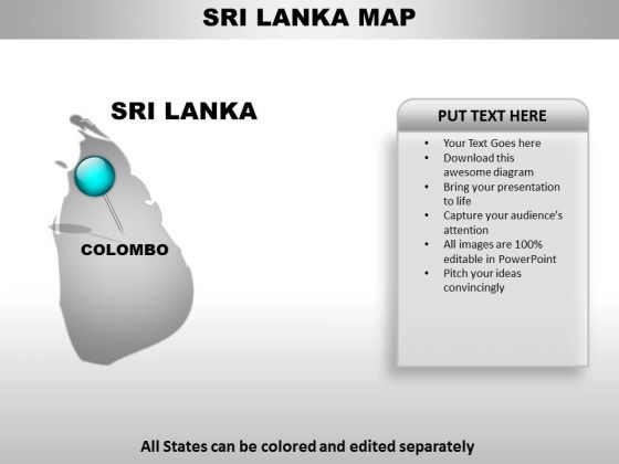Sri Lanka Country PowerPoint Maps Sri Lanka Country PowerPoint Maps