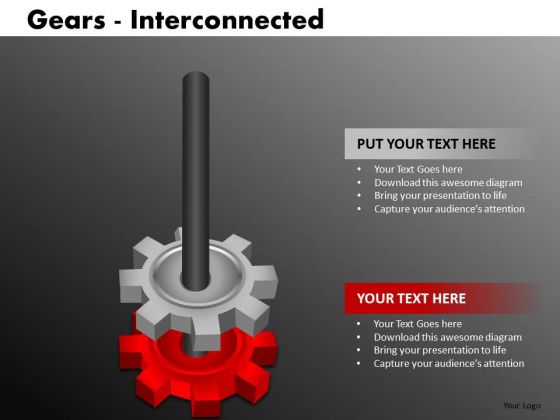 Stacked Gears PowerPoint Templates