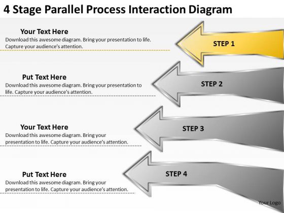 Stage Parallel Process Interaction Diagram How To Present Business Plan PowerPoint Slides Stage Parallel Process Interaction Diagram How To Present Business Plan PowerPoint Slides