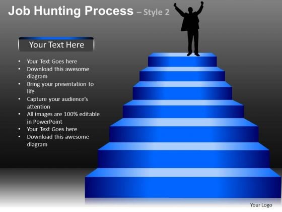 stairs step process flow diagram showing success powerpoint slides ppt templates 1