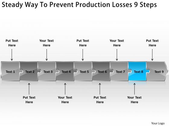 Steady Way To Prevent Production Losses 9 Steps Schematic Design PowerPoint Slides Steady Way To Prevent Production Losses 9 Steps Schematic Design PowerPoint Slides
