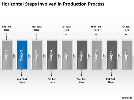 Steps Involved Production Processs Business Electrical Design PowerPoint Slides