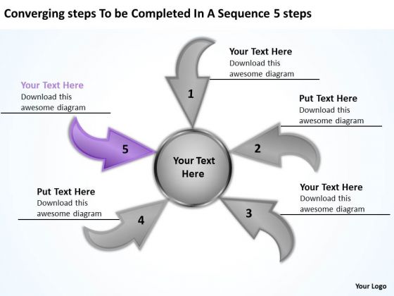 Steps To Be Completed In A Sequence 5 Circular Flow Chart PowerPoint Slides Steps To Be Completed In A Sequence 5 Circular Flow Chart PowerPoint Slides
