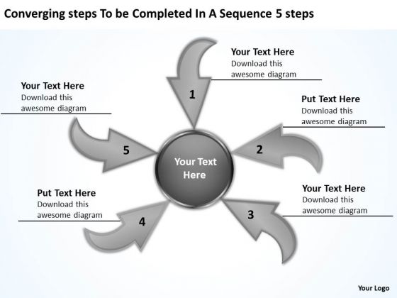 Steps To Be Completed In A Sequence 5 Circular Flow Network PowerPoint Slides Steps To Be Completed In A Sequence 5 Circular Flow Network PowerPoint Slides