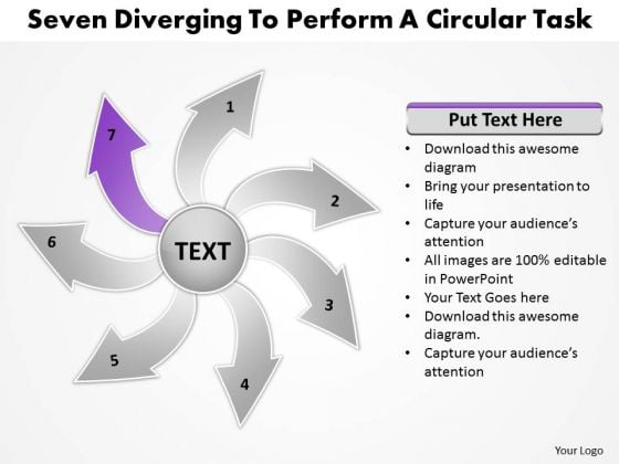 Steps To Perform A Circular Task Relative Arrow Chart PowerPoint Templates Steps To Perform A Circular Task Relative Arrow Chart PowerPoint Templates