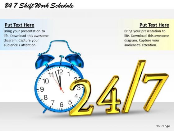 Stock Photo 24 7 Shift Work Schedule Ppt Template