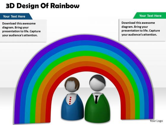 Stock Photo 3d Design Of Rainbow PowerPoint Template Stock Photo 3d Design Of Rainbow PowerPoint Template