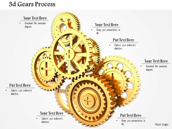 Stock Photo 3d Golden Gears For Process Control PowerPoint Slide Stock Photo 3d Golden Gears For Process Control PowerPoint Slide