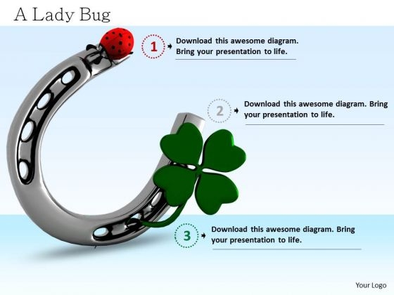 Stock Photo 3d Graphic Of Horse Shoe With Green Clover Leaf PowerPoint Slide Stock Photo 3d Graphic Of Horse Shoe With Green Clover Leaf PowerPoint Slide