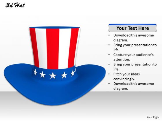 Stock Photo 3d Irish Hat For Festive Celebration PowerPoint Slide