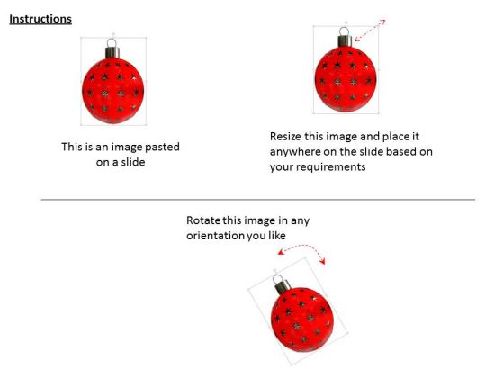 stock_photo_3d_red_stars_christmas_ball_powerpoint_slide_2