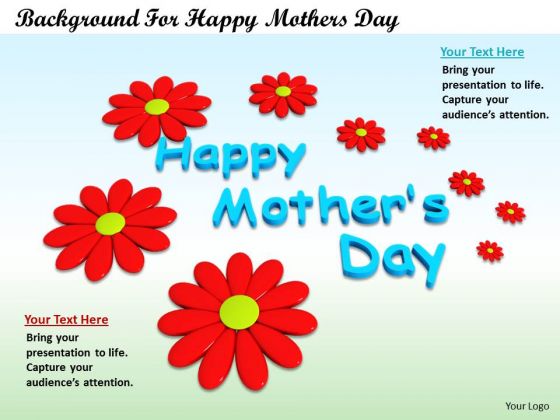 Stock Photo Background For Happy Mothers Day PowerPoint Template Stock Photo Background For Happy Mothers Day PowerPoint Template