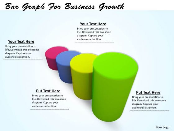 Stock Photo Bar Graph For Business Growth Ppt Template Stock Photo Bar Graph For Business Growth Ppt Template