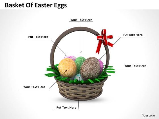 Stock Photo Basket Of Easter Eggs For Celebration PowerPoint Slide Stock Photo Basket Of Easter Eggs For Celebration PowerPoint Slide