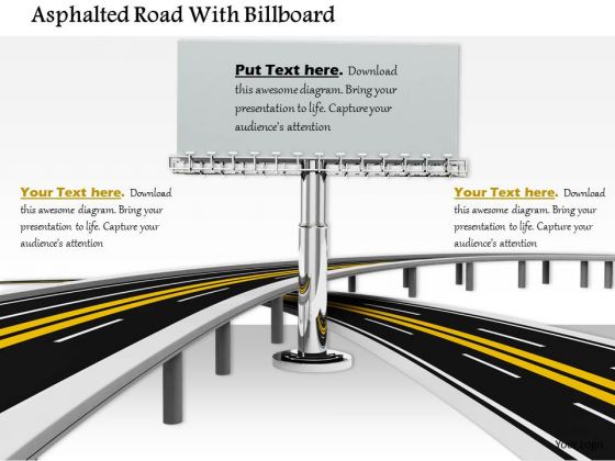 Stock Photo Billboard With Roads For Marketing PowerPoint Slide Stock Photo Billboard With Roads For Marketing PowerPoint Slide