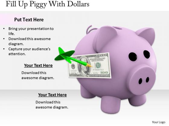 Stock Photo Business And Strategy Fill Up Piggy With Dollars Clipart Images Stock Photo Business And Strategy Fill Up Piggy With Dollars Clipart Images