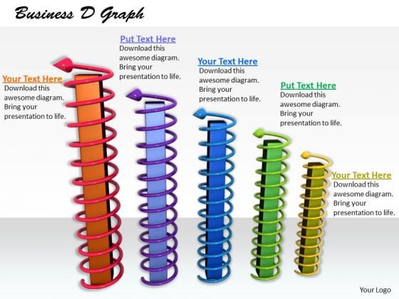 Stock Photo Business Graph With Colorful Bars PowerPoint Slide Stock Photo Business Graph With Colorful Bars PowerPoint Slide