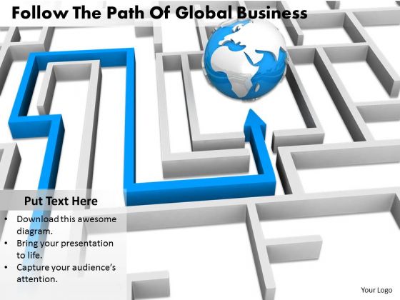 Stock Photo Business Integration Strategy Follow The Path Of Global Images Stock Photo Business Integration Strategy Follow The Path Of Global Images