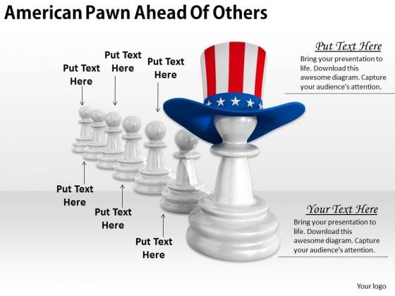 Stock Photo Business Intelligence Strategy American Pawn Ahead Of Others Clipart Images