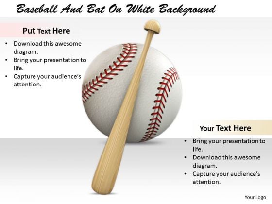 Stock Photo Business Management Strategy Baseball And Bat On White Background Stock Images Stock Photo Business Management Strategy Baseball And Bat On White Background Stock Images