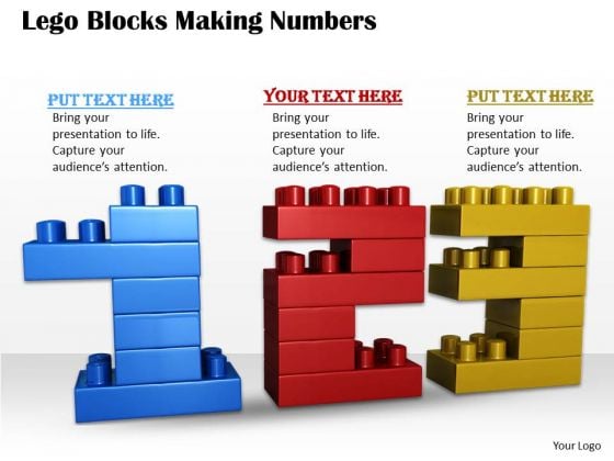 Stock Photo Business Management Strategy Lego Blocks Making Numbers Pictures Stock Photo Business Management Strategy Lego Blocks Making Numbers Pictures