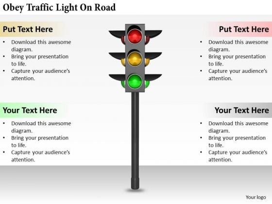 Stock Photo Business Management Strategy Obey Traffic Light On Road Pictures Images