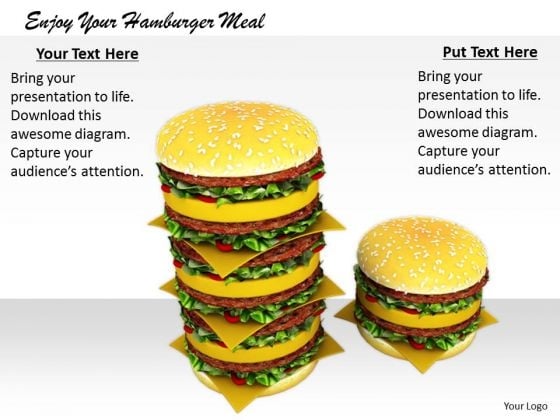 Stock Photo Business Marketing Strategy Enjoy Your Hamburger Meal Images And Graphics Stock Photo Business Marketing Strategy Enjoy Your Hamburger Meal Images And Graphics