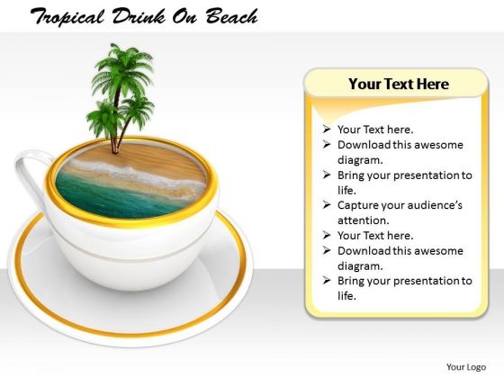 Stock Photo Business Marketing Strategy Tropical Drink On Beach Photos Stock Photo Business Marketing Strategy Tropical Drink On Beach Photos