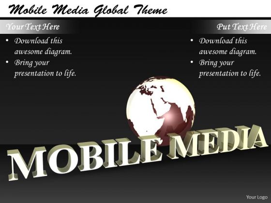 Stock Photo Business Model Strategy Mobile Media Global Theme Clipart