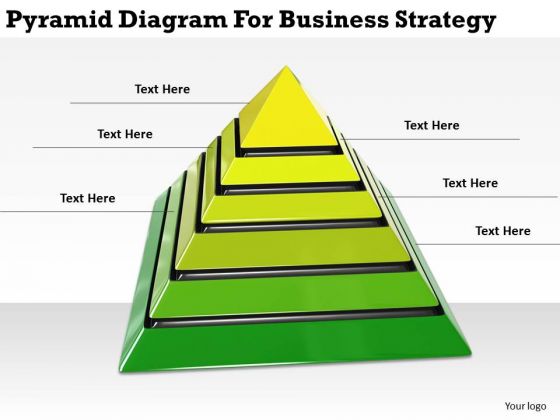 Stock Photo Business Model Strategy Pyramid Diagram For Stock Images