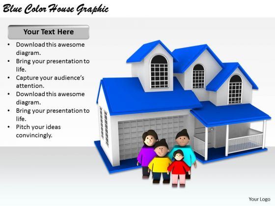 Stock Photo Business Policy And Strategy Blue Color House Graphic Clipart Stock Photo Business Policy And Strategy Blue Color House Graphic Clipart