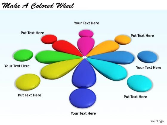 Stock Photo Business Process Strategy Make Colored Wheel Image Stock Photo Business Process Strategy Make Colored Wheel Image