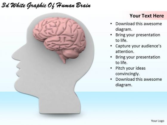 Stock Photo Business Strategy And Policy 3d White Graphic Of Human Brain Pictures Images Stock Photo Business Strategy And Policy 3d White Graphic Of Human Brain Pictures Images