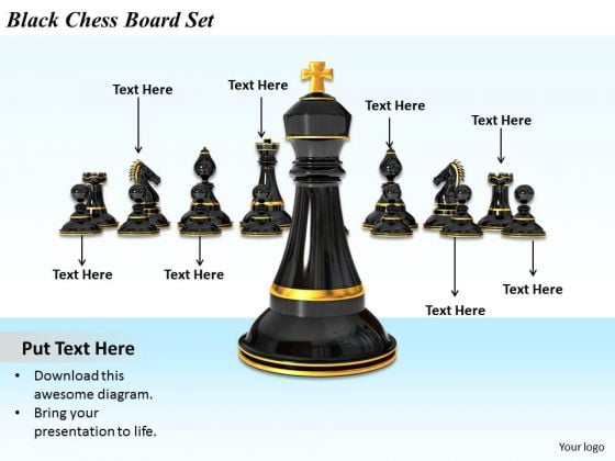 Stock Photo Business Strategy And Policy Black Chess Board Set Pictures Images