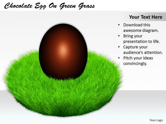 Stock Photo Business Strategy And Policy Chocolate Egg On Green Grass Icons Stock Photo Business Strategy And Policy Chocolate Egg On Green Grass Icons